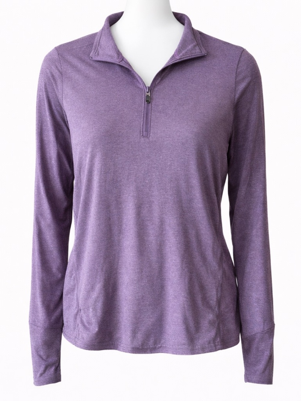 we wonder Purple quarter zip up Top size small